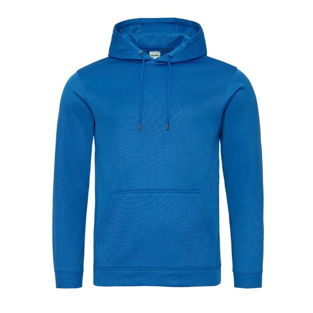 AWDis Adults Unisex Polyester Sports Hoodie / Royal Blue
